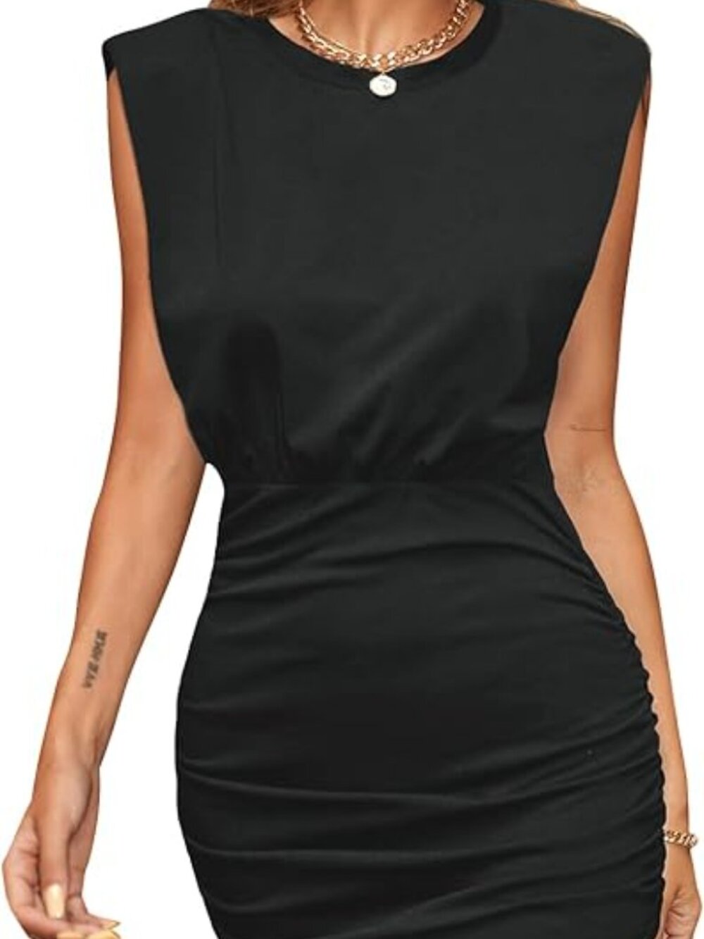 Lyaner Tank Mini Dress Asymmetric Hemline Size XS